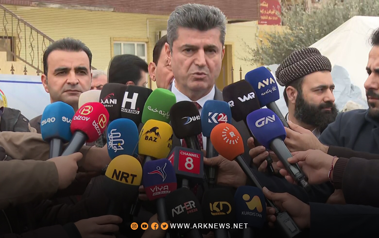 علي تتر يعلن إنطلاق حملة كبيرة بدهوك لجمع المساعدات للمنكوبين في كوردستان سوريا 