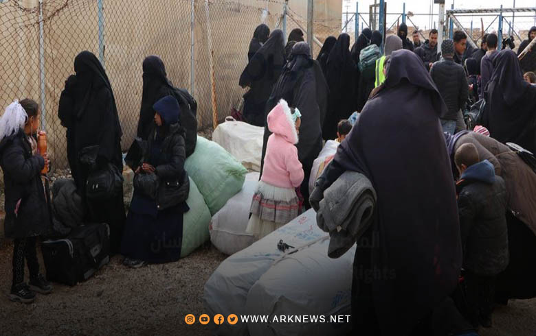 نحو 170 عائلة تتجهز لمغادرة مخيم الهول