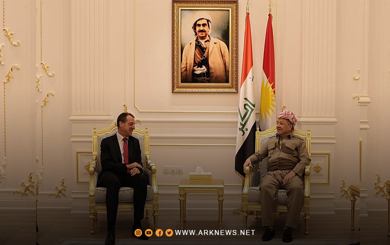الرئيس بارزاني يستقبل القنصل العام الفرنسي في أربيل 