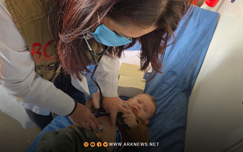 بارزاني الخيرية تقدم الخدمات الطبية لـ179 مريضا في عفرين 