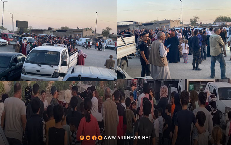 Careke din jinên Qamişlo xwepêşandan li dar xist