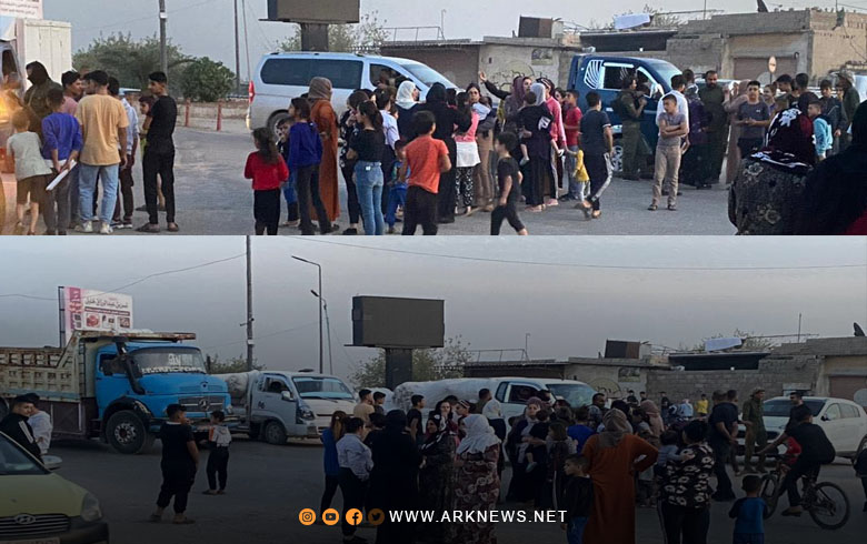 قامشلو.. استمرار التظاهر احتجاجاً على انقطاع الكهرباء منذ نحو شهر