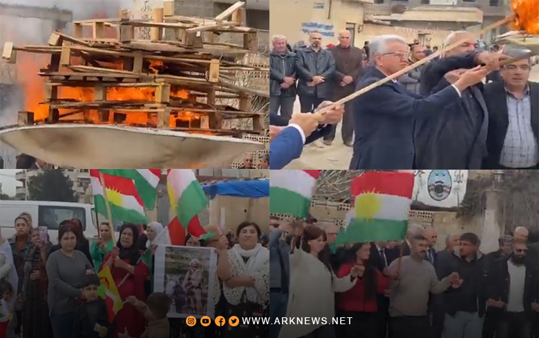 Bi vîdiyo.. ENKS li Qamişlo xetîreya Newrozê vêxist 