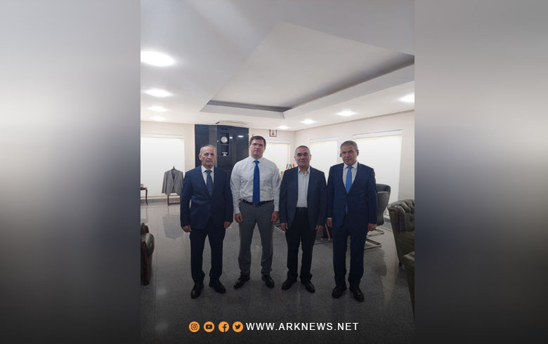 Şandeke ENKSê serdana Qunsilxaneya Rûsî li Hewlêrê kir 