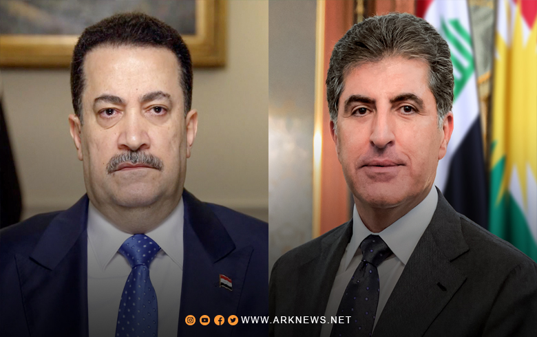 Nechirvan Barzani and Mohammed Shia al-Sudani discuss developments in the region