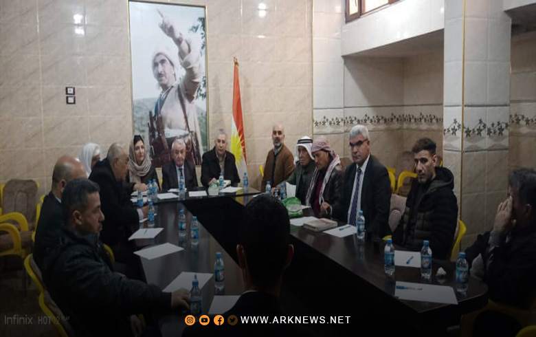 Kobani... A delegation from the presidency of the Kurdish National Council visits the local council