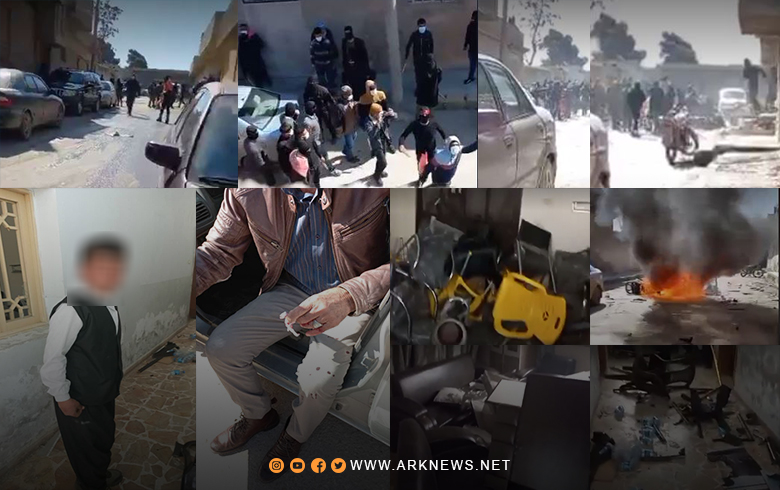 Kobani... Revolutionary Youth militants attack the office of the Kurdistan Democratic Party - Syria