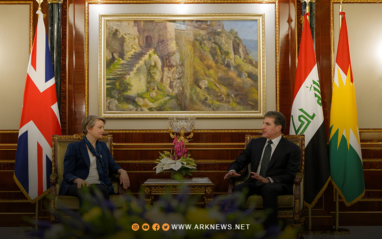 بريطانيا تؤكد على استمرار الدعم لإقليم كوردستان 