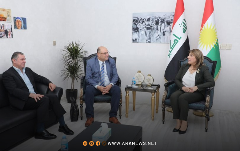 وفد من مشروع حوار الأديان يلتقي مستشارة رئيس الوزراء في إقليم كوردستان