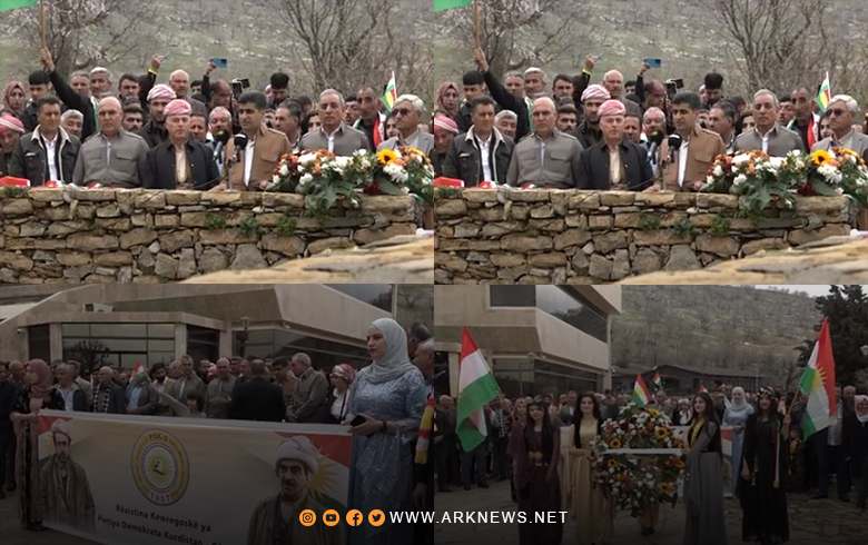 Kawergosk Organization for the Democratic Republic of Kurdistan-Syria visits the Shrine of the Immortals in Barzan