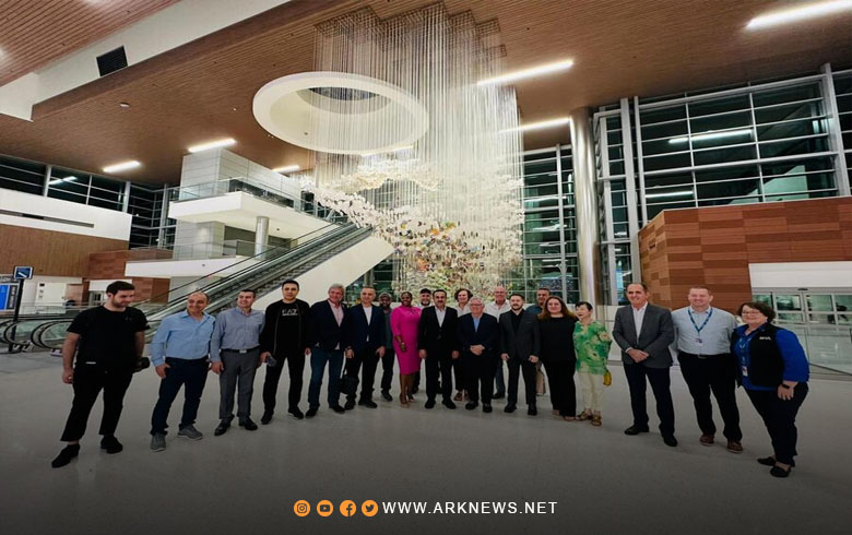To sign the twinning agreement... The governor of Erbil arrives in Nashville