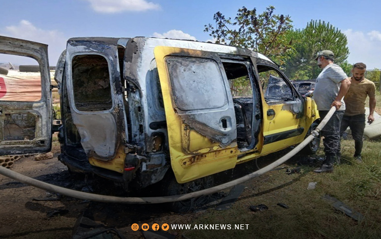 إصابة أربعة لاجئين سوريين بشطايا صاروخ إسرائيلي جنوبي لبنان 