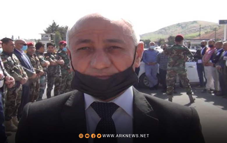 Gotina Mihemed Elî di merasîma pêşwazîkirina cenazeya xebatkar Elayedîn Hemam de