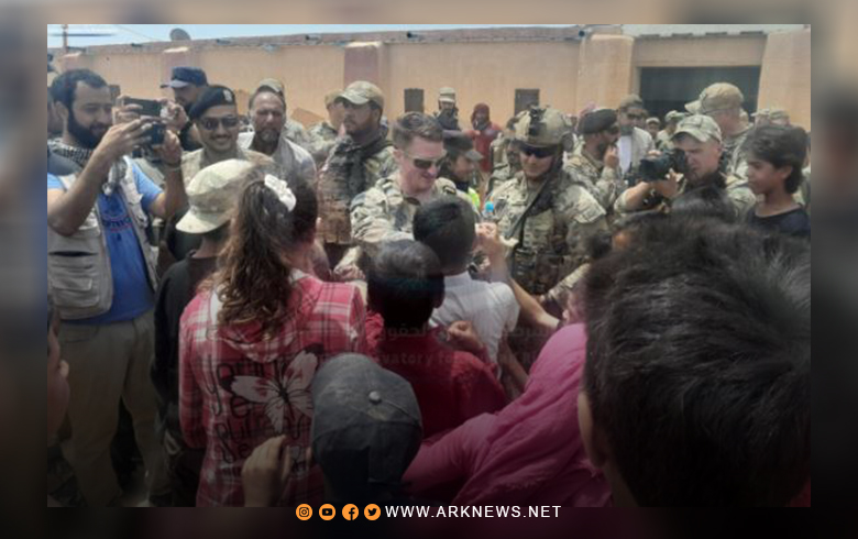 وفد من التحالف الدولي يتفقد أوضاع النازحين في مخيم الركبان 