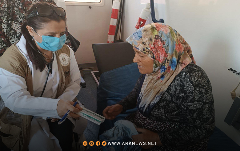 عفرين.. بارزاني الخيرية تقدم الخدمات الطبية والعلاج لأكثر من 70 شخصا في بلبلة 