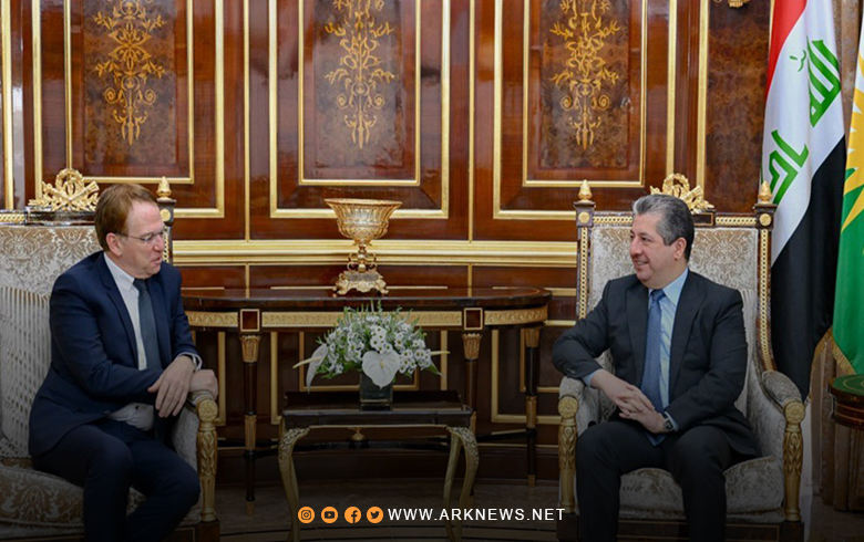 مسرور بارزاني وباتريك دوريل يناقشان الوضع العام في العراق والمنطقة