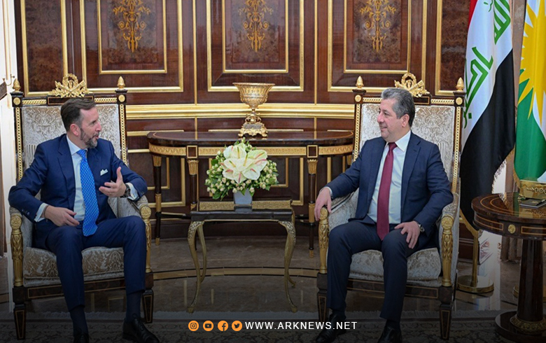 Masrour Barzani and Nicolo Fontana Emphasize Strengthening Kurdistan Region–Italy Relations