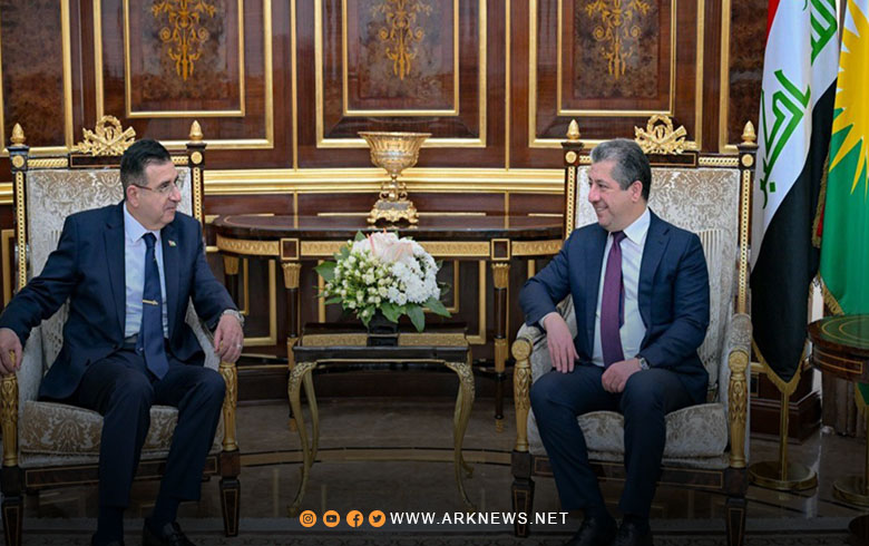 Kurdistan Region Prime Minister Receives New Jordanian Consul General