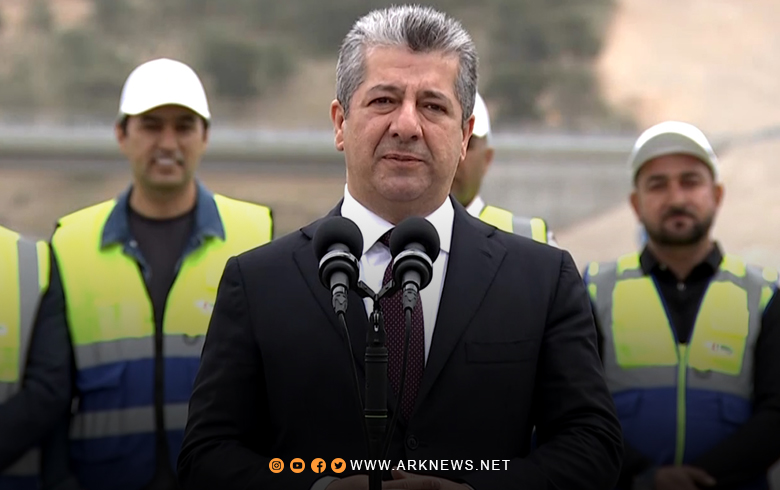مسرور بارزاني يفتتح طريق أربيل - كومسبان المزدوج