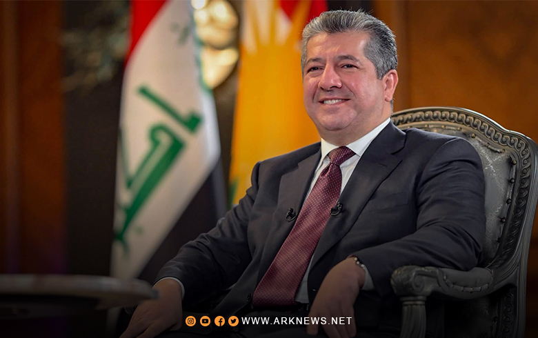 تهنئة رئيس حكومة إقليم كوردستان بمناسبة حلول ذكرى المولد النبوي الشريف