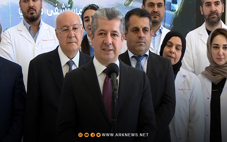 مسرور بارزاني: نعمل على ضمان بقاء إقليم كوردستان بعيداً عن دائرة الحروب 