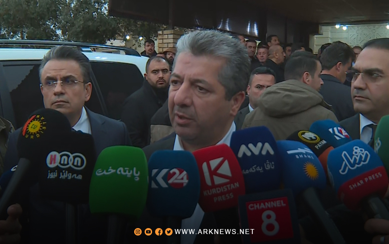 مسرور بارزاني: الهجمات على إقليم كوردستان تنمُّ عن حقد وكراهية شديدين تجاه كوردستان وشعبها