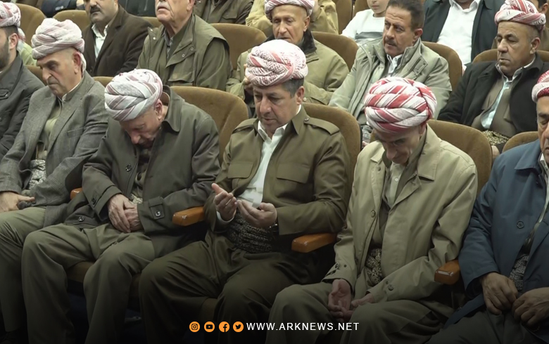 مسرور بارزاني: تضحيات البيشمركة هي الحصن المنيع الذي يحمي سيادة الإقليم وكرامة شعبه
