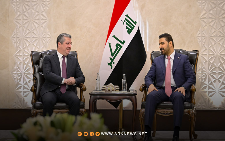 مسرور بارزاني يعقد اجتماعا مع علي الزيدي في بغداد 
