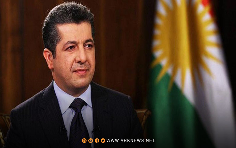 PM Barzani receives a phone call from the British Secretary of State for Asia and the Middle East