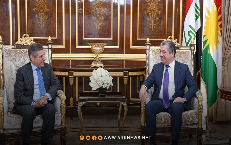 مسرور بارزاني يستقبل ستيفن فاغن القائم بأعمال السفارة الأمريكية لدى العراق 