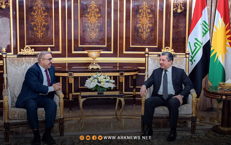 مسرور بارزاني يشكر القنصل الإماراتي على دوره في تعزيز العلاقات الثنائية 