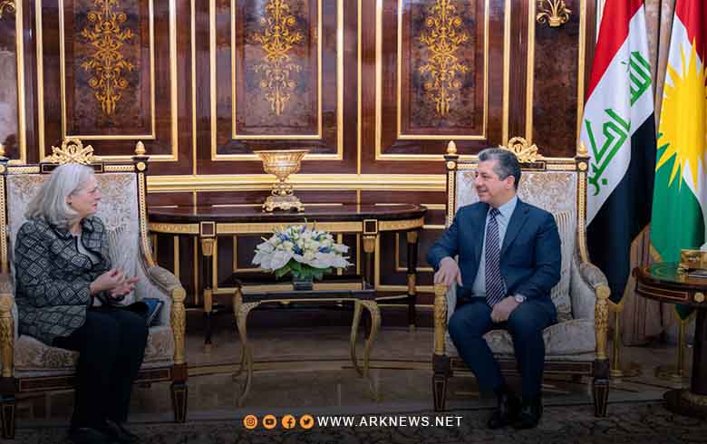 مسرور بارزاني ورومانوسكي يناقشان توترات وصراعات منطقة الشرق الأوسط