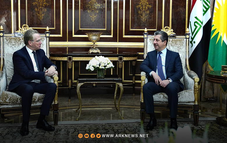 مسرور بارزاني وباتريك دوريل يؤكدان على أهمية الإسراع في تشكيل حكومة الإقليم 