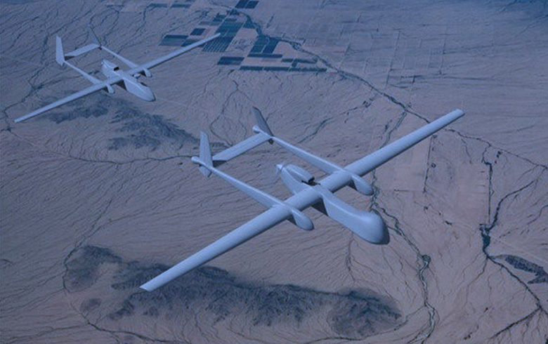 Targeting the Rmeilan base for the American forces with two drones