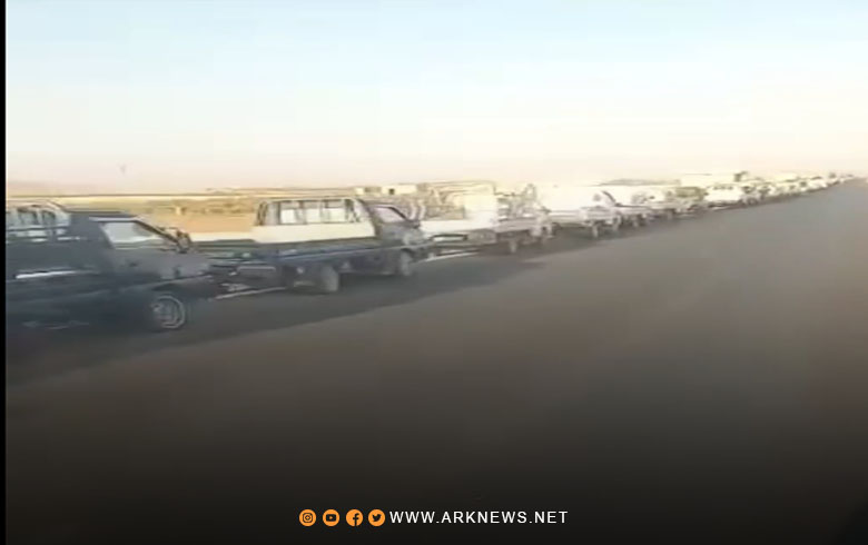 Welatî gazina berdewamiya kirîza sotemeniyê li Minbicê dikin