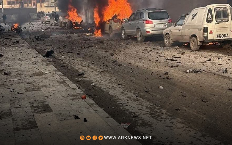 انفجار سيارة في مدينة منبج بريف حلب 