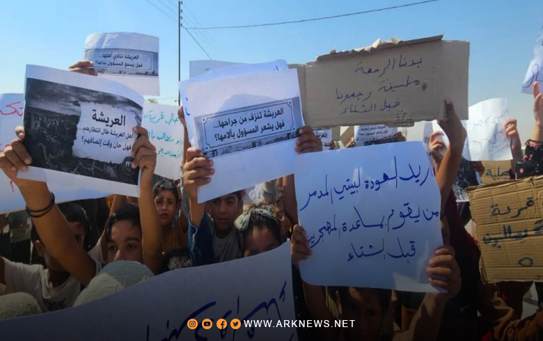 مهجرو سري كانية يطالبون بتسريع عودتهم إلى ديارهم 