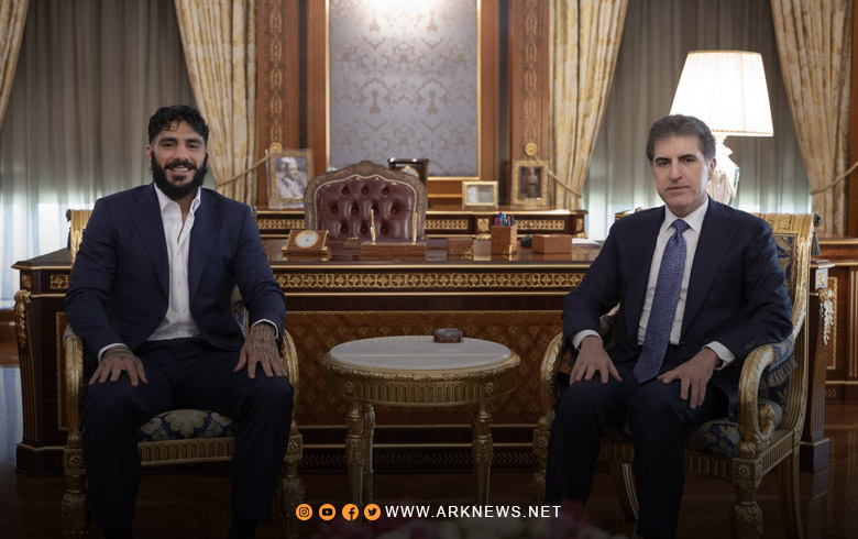 رئيس إقليم كوردستان يثني على البطل الكوردي نامو فاضل 