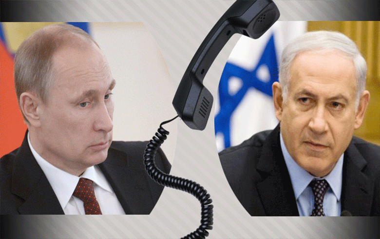 نتنياهو يبحث مع بوتين قضايا إقليمية  بينها الملف السوري