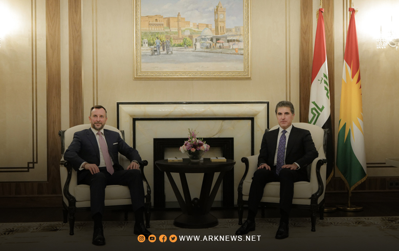 نيجيرفان بارزاني ونيكولو فونتانا يناقشان الوضع في سوريا والمنطقة عموما