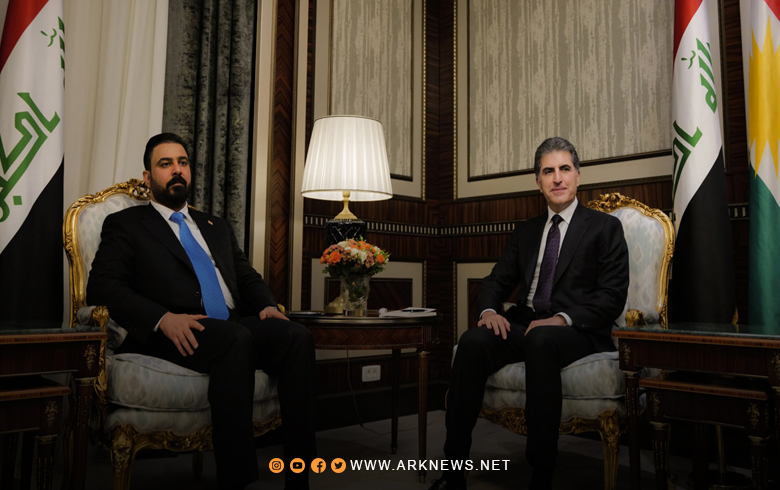 رئيس إقليم كوردستان ورئيس مجلس الوزراء العراقي المكلف يبحثان العملية السياسية
