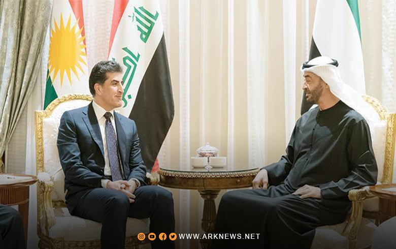 رئيس إقليم كوردستان يصل الى دولة الامارات بدعوة رسمية من الشيخ محمد بن زايد آل نهيان 