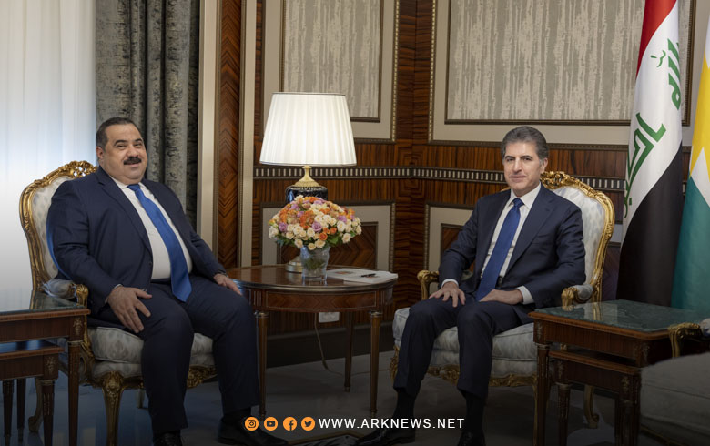 نيجيرفان بارزاني ومثنى السامرائي يبحثان آخر المستجدات في المنطقة 