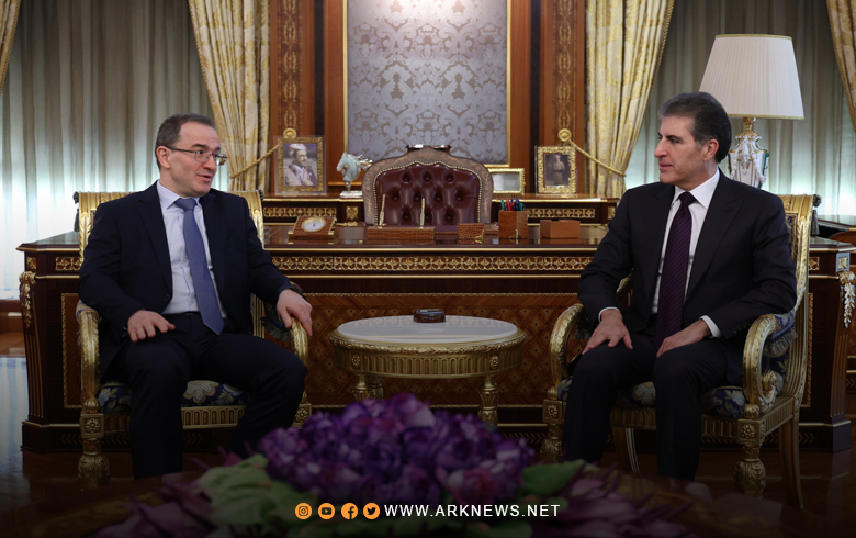 President of the Kurdistan Region Receives the Ambassador of the Russian Federation to Iraq