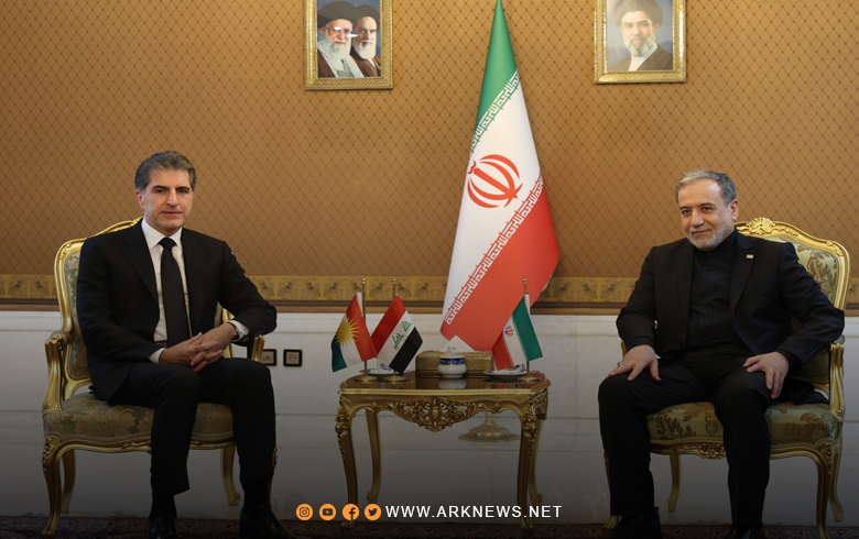 نيجيرفان بارزاني وعباس عراقجي يسلطان الضوء على آخر التطورات الإقليمية 