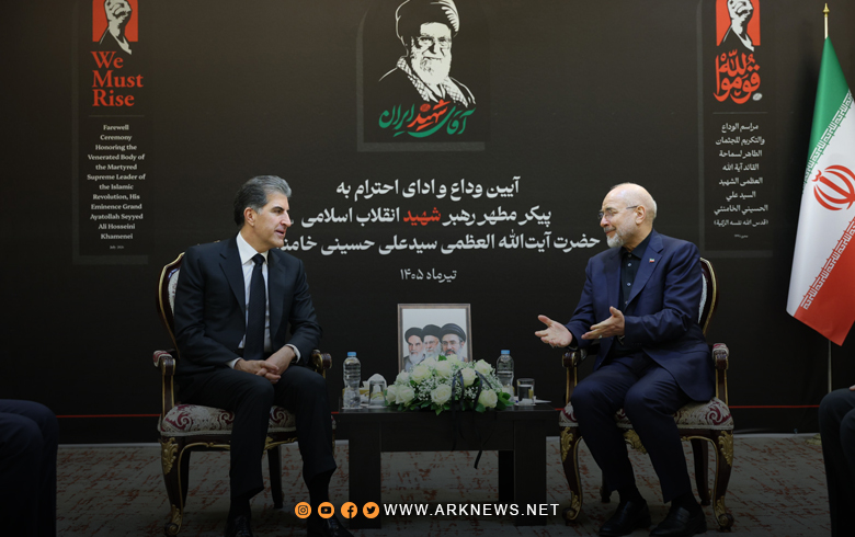 نيجيرفان بارزاني ومحمد باقر قاليباف يبحثان الأوضاع في المنطقة 