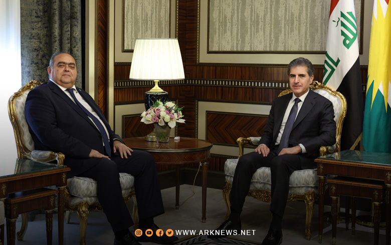 نيجيرفان بارزاني ورادو دوبري يسلطان الضوء على آفاق علاقات بوخارست مع بغداد وأربيل