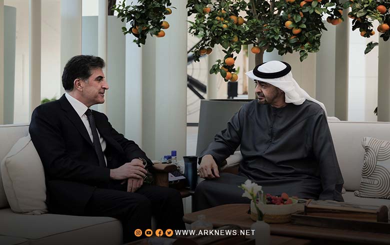 رئيس إقليم كوردستان ورئيس دولة الإمارات يناقشان عدة قضايا مهمة 