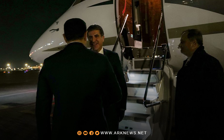نيجيرفان بارزاني يصل إلى العاصمة الأذربيجانية باكو 