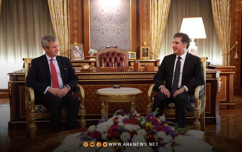 نيجيرفان بارزاني يعبر عن شكر وتقدير إقليم كوردستان للدعم الألماني